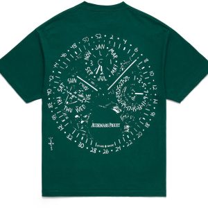 Travis Scott CJ x Audemars Piguet Watch Face Tee Green | Fragment Clothing Streetwear - View 2
