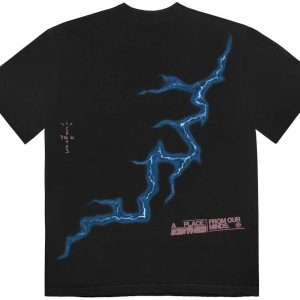 Travis Scott Cactus Jack For Fragment Danger Tee Washed Black | Fragment Clothing Streetwear - View 2