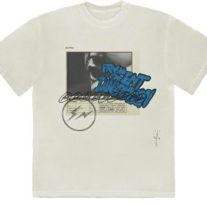 Travis Scott Cactus Jack For Fragment Manifest T shirt White (1) | Fragment Clothing Streetwear