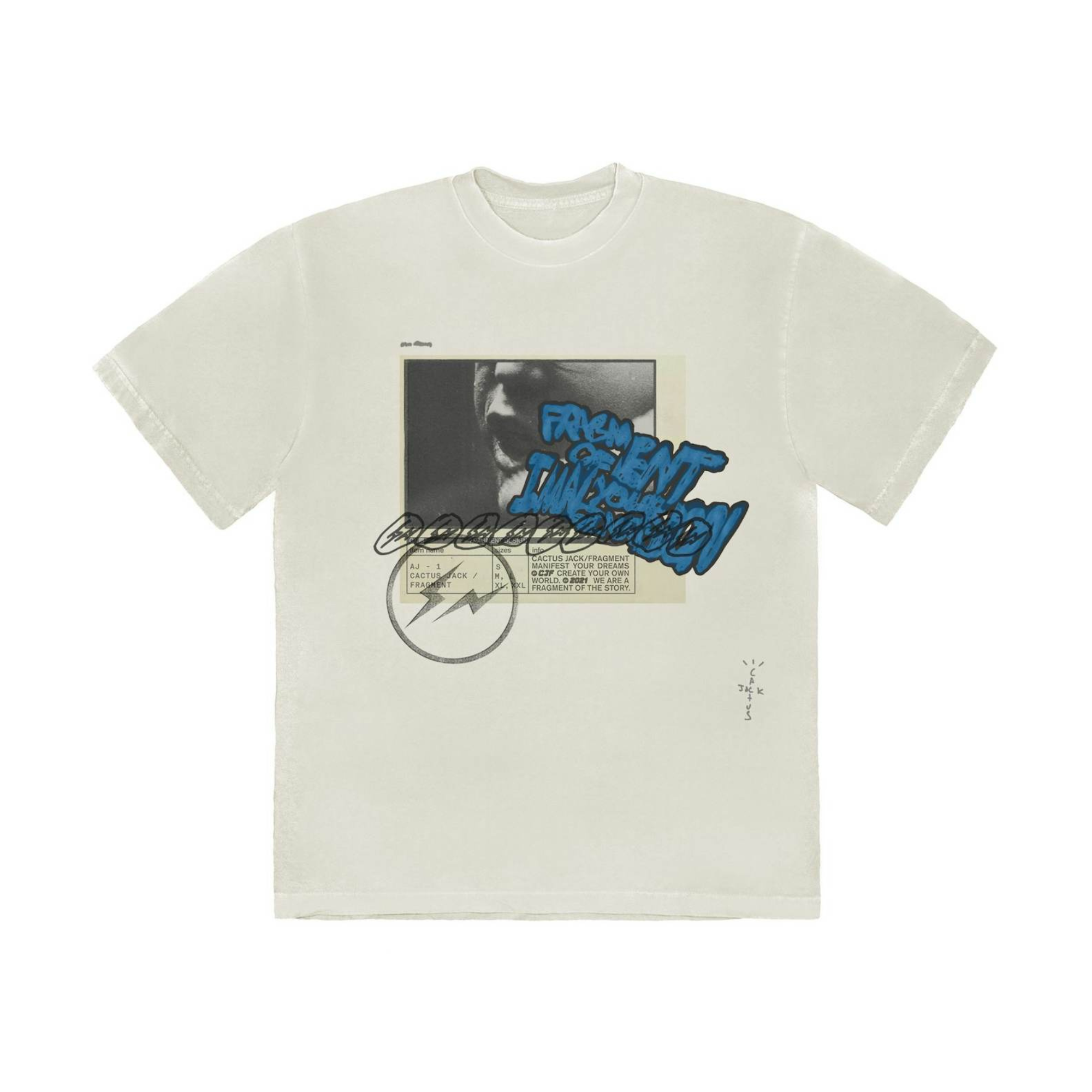 Travis Scott Cactus Jack For Fragment Manifest T-shirt White 5 Travis Scott Cactus Jack For Fragment Manifest T shirt White 5 | Fragment Clothing Streetwear