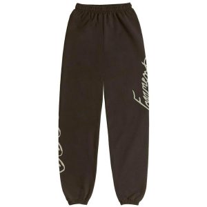 Travis Scott Cactus Jack For Fragment Sunrise Sweatpants Washed Black 2 | Fragment Clothing Streetwear