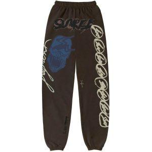 Travis Scott Cactus Jack For Fragment Sunrise Sweatpants Washed Black | Fragment Clothing Streetwear