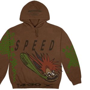 Travis Scott Cactus Jack Speed Hoodie Brown (2) | Fragment Clothing Streetwear