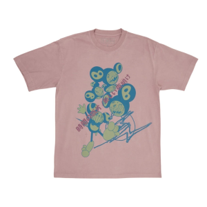 Travis Scott Cactus Jack x Fragment x Takashi Murakami The Dawn Tee Pink (1) | Fragment Clothing Streetwear