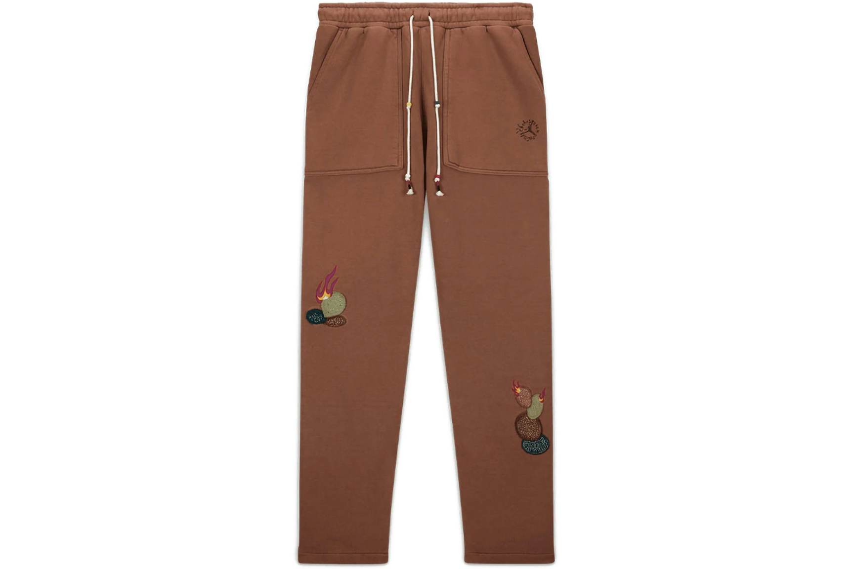 Travis-Scott-Cactus-Jack-x-Jordan-Fleece-Pants-Archaeo-Brown Travis Scott Cactus Jack x Jordan Fleece Pants Archaeo Brown | Fragment Clothing Streetwear