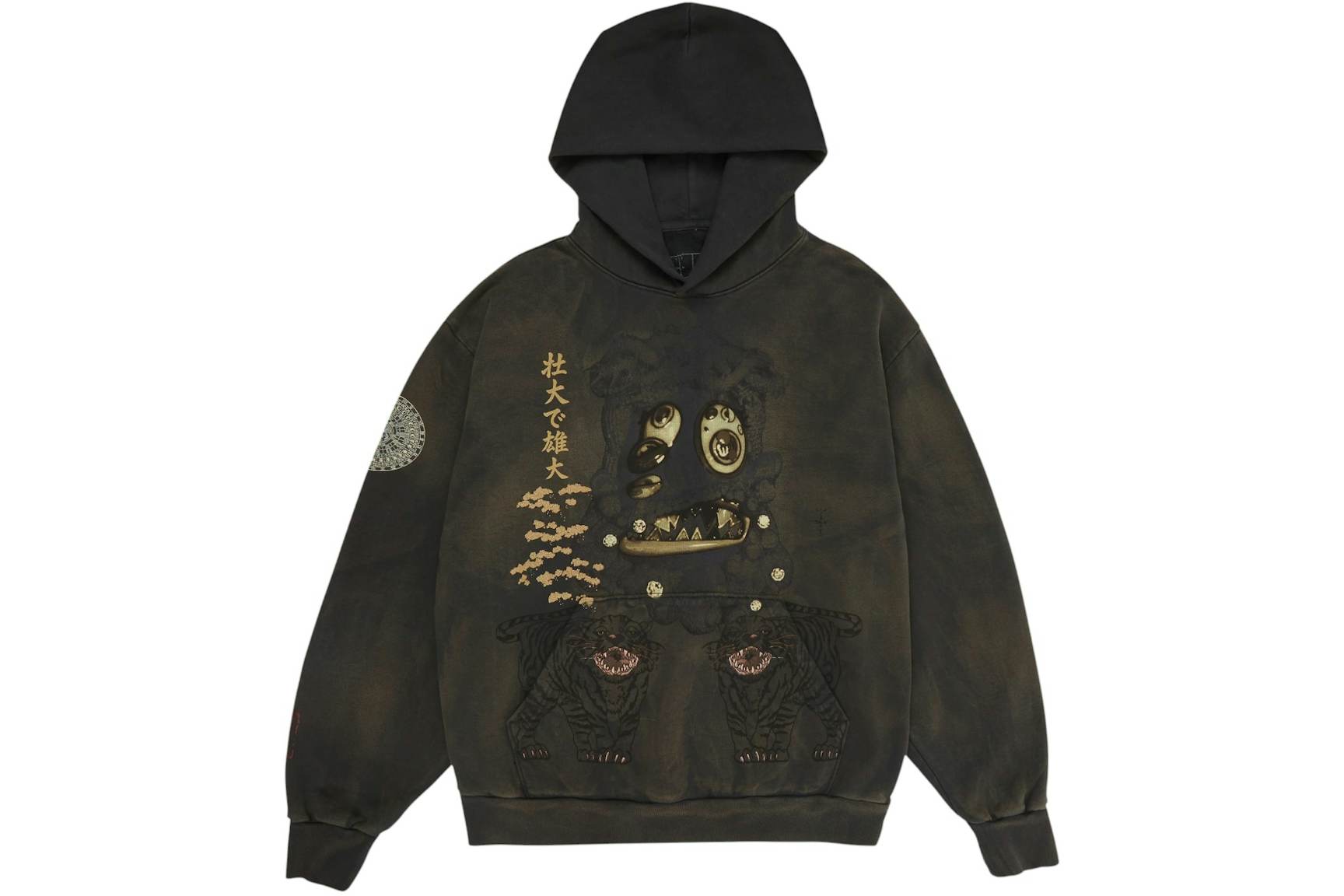 Travis Scott Cactus Jack x Takashi Murakami Hollow Hoodie Brown Travis Scott Cactus Jack x Takashi Murakami Hollow Hoodie Brown