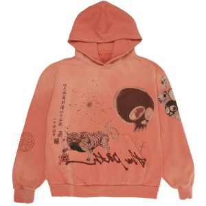 Travis Scott Cactus Jack x Takashi Murakami The Path Hoodie Orange | Fragment Clothing Streetwear - View 3