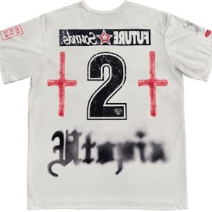 Travis Scott England Soccer Jersey White | Fragment Clothing - View 2