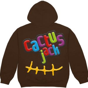 Travis Scott McDonald's Cj Smile Hoodie Brown (1) | Fragment Clothing Streetwear
