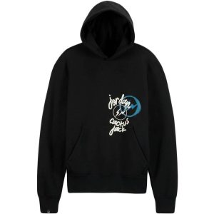 Travis Scott x Jordan x Fragment Hoodie Black (1) | Fragment Clothing Streetwear
