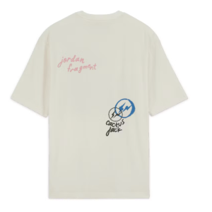 Travis Scott x Jordan x Fragment T-shirt White | Fragment Clothing Streetwear - View 2