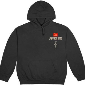 Travis Scott x McDonalds Apple Pie Hoodie Washed Black | Fragment Clothing Streetwear