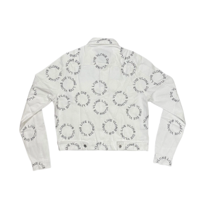 Unreleased Vlone Rhinestone Denim Jacket | Fragment Clothing Streetwear - View 2