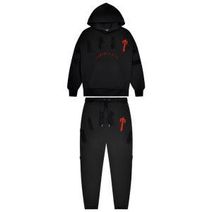 Irongate Arch Chenille 2.0 Tracksuit - Black/Red 2.0