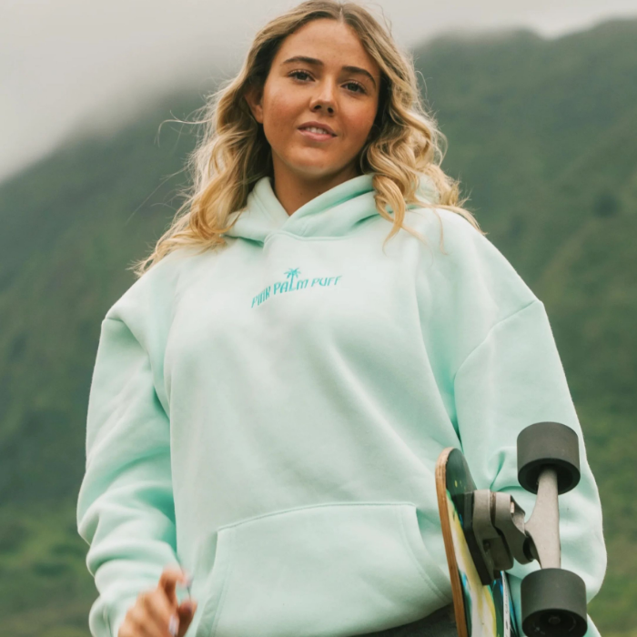 Pink Palm Pullover Classic Hoodie – Oversized Cozy Streetwear Pink Palm Pullover Classic Hoodie – Oversized Cozy Streetwear