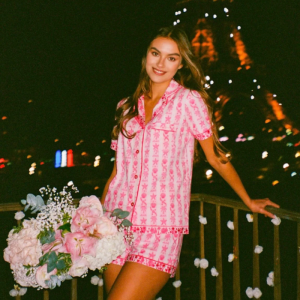 Pink Palm Puff Pajama Set – Blush Bay