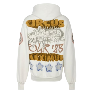 Travis Scott Utopia Circus Maximus Tour 2023 Hoodie – Premium Concert Merch Pullover | Fragment Clothing Streetwear - View 2