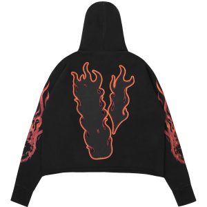 Us of V (United States of Vlone) Hoodie | Fragment Clothing Streetwear - View 2