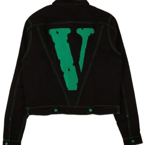 Vlone Friends Denim Jacket | Fragment Clothing Streetwear - View 2