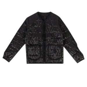 Vlone Quilted Jacket 'Black' | Fragment Clothing Streetwear