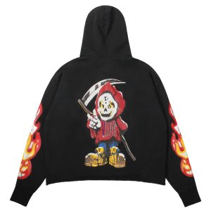 Vlone Thug Hoodie | Fragment Clothing Streetwear - View 2