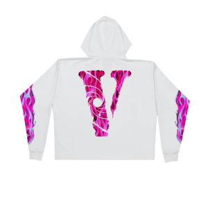 Vlone Vice City Hoodie 'White' | Fragment Clothing Streetwear - View 2