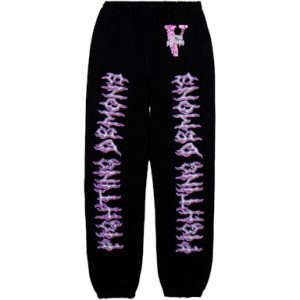 Vlone x 999 Rider Sweatpant Black Streetwear