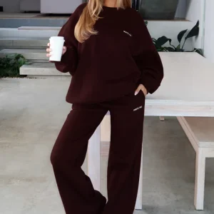 Test Drive Wide Leg Sweatpants Chocolate (Copy) | Fragment Clothing