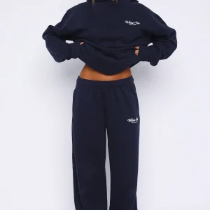 Verano Sixteen Lilia Wide Leg Sweatpants Navy | Fragment Clothing - View 2