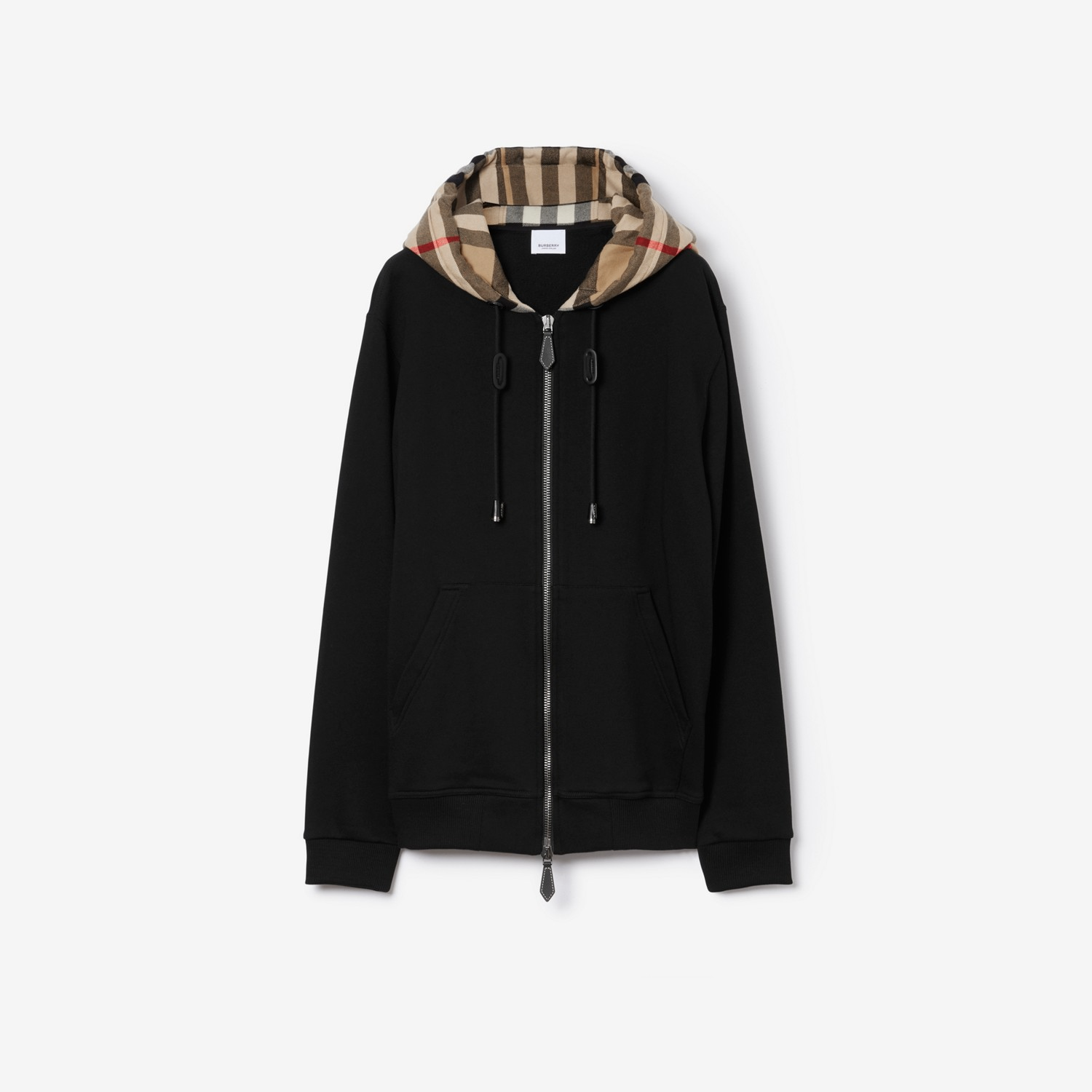 Relaxed Fit Check Hood Cotton Zip Hoodie Relaxed Fit Check Hood Cotton Zip Hoodie | Fragment Clothing