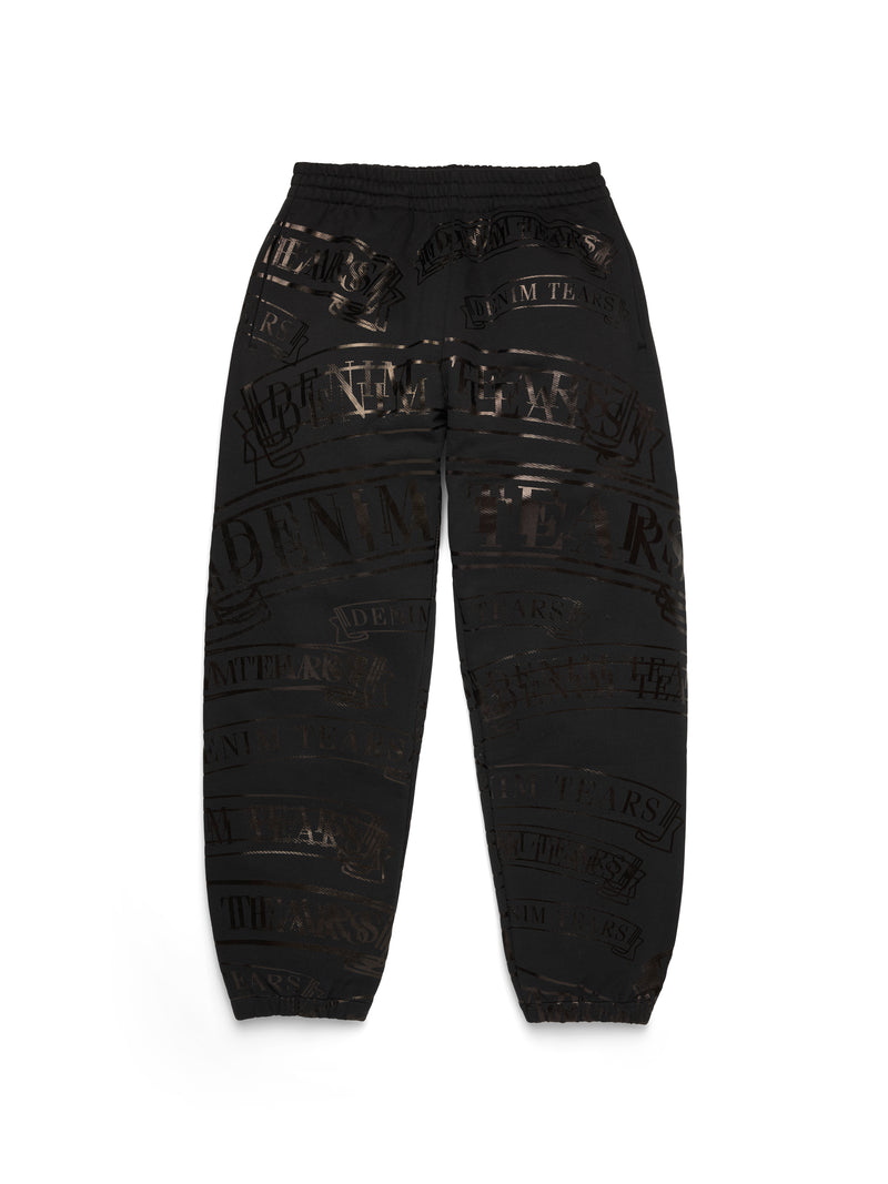 ADGBannerSweatpants-Black-Front DT Banner Sweatpants Black | Fragment Clothing