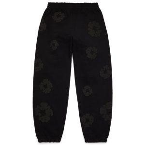 Mono Cotton Wreath Sweatpants Black | Fragment Clothing - View 2