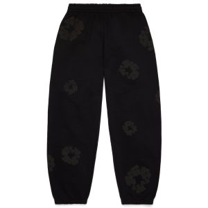 Mono Cotton Wreath Sweatpants Black | Fragment Clothing