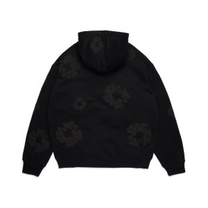 Mono Cotton Wreath Hoodie Black | Fragment Clothing - View 2