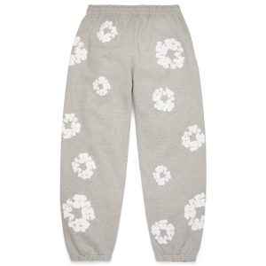 Cotton Wreath Sweatpants Grey | Fragment Clothing - View 2
