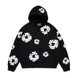 Cotton Wreath Hoodie Black | Fragment Clothing