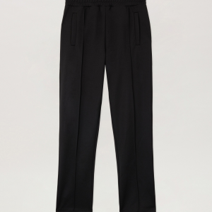 Back Curved Logo Track Pants Black | Fragment Clothing