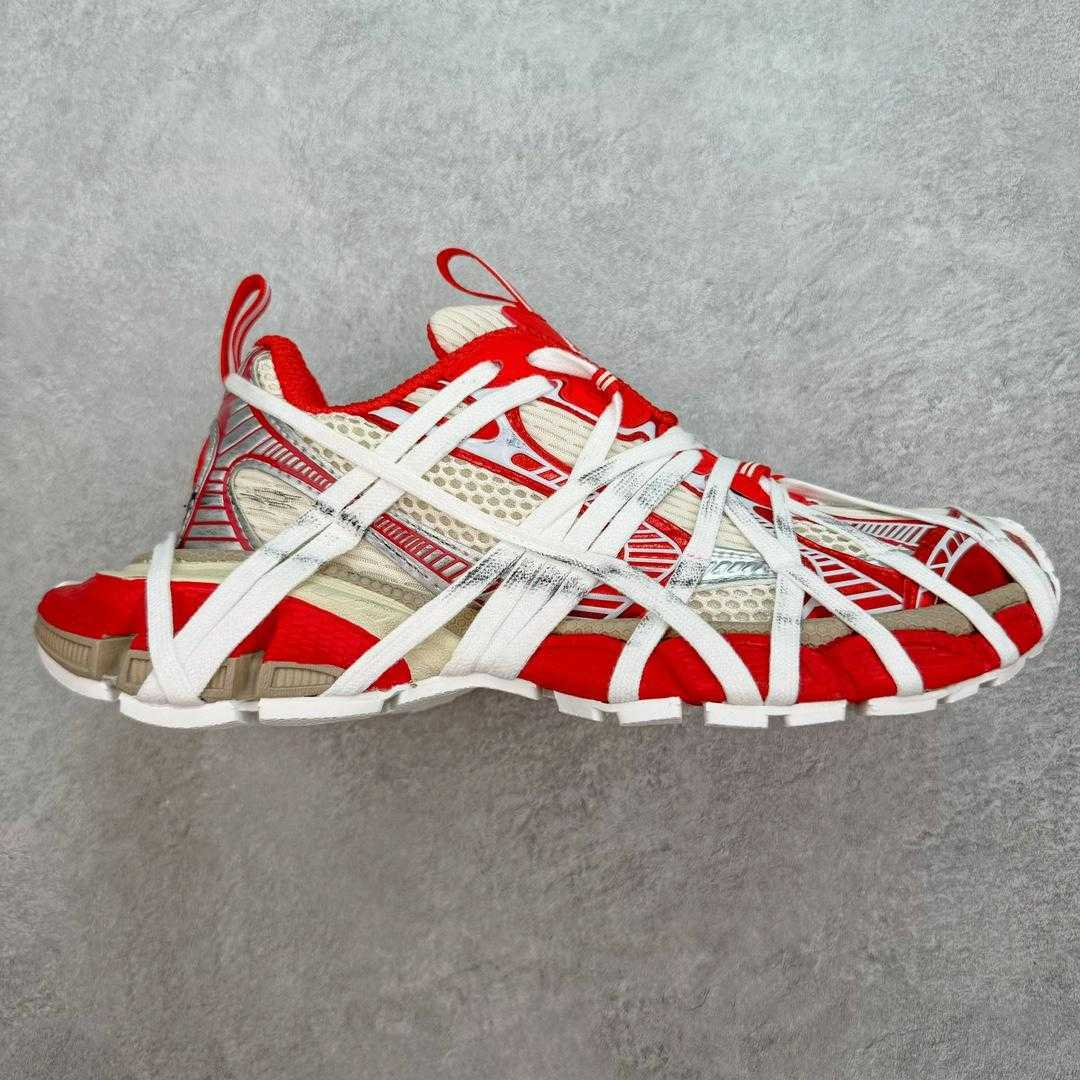 Balenciaga Luxury Casual Joggers White Lasses On Red Shoes (2) Balenciaga Luxury Casual Joggers White Lasses On Red Shoes | Fragment Clothing