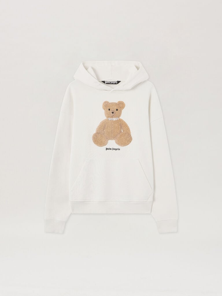Bear Hoodie Off White Brown (1) Bear Hoodie Off White Brown | Fragment Clothing