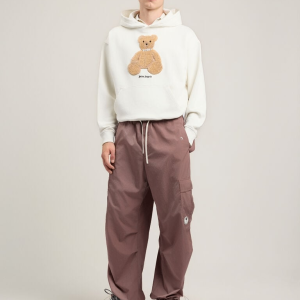 Bear Hoodie Off White Brown | Fragment Clothing - View 2