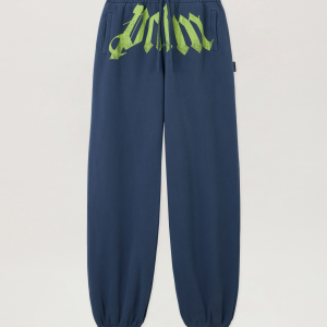 Big Waist Logo Sweatpants Navy Blue | Fragment Clothing
