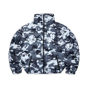 Cotton Wreath Puffer Jacket White Camo | Fragment Clothing