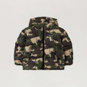 Camo Palms Hoodie Puffer Jacket | Fragment Clothing
