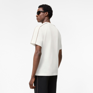 Check Piping Cotton T-shirt | Fragment Clothing - View 2