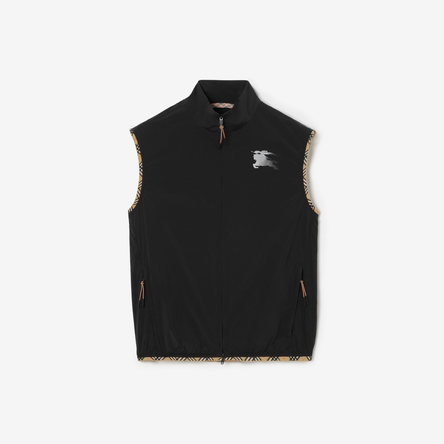 Check Trim Nylon Gilet (3) Check Trim Nylon Gilet | Fragment Clothing