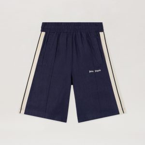 Classic Logo Track Shorts Navy Blue | Fragment Clothing