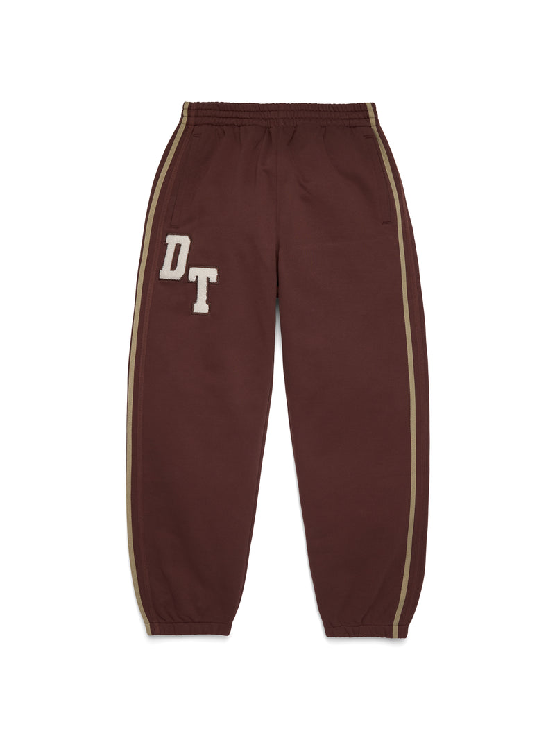 DTChenilleEmbroideredSweatpant-Brown-Front DT Chenille Sweatpant Brown | Fragment Clothing
