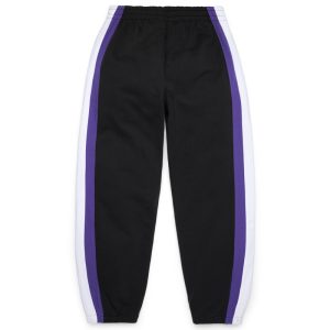 DT Stripe Open Hem Sweatpant Black | Fragment Clothing - View 2