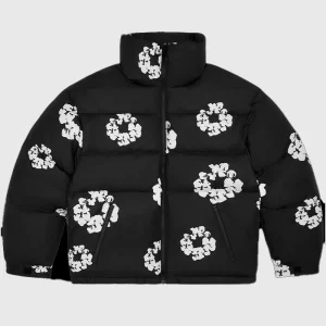 Denim Tears Black Puffer Jacket | Fragment Clothing