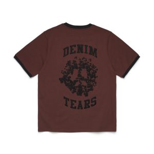 Denim U Ringer Tee Brown | Fragment Clothing - View 2